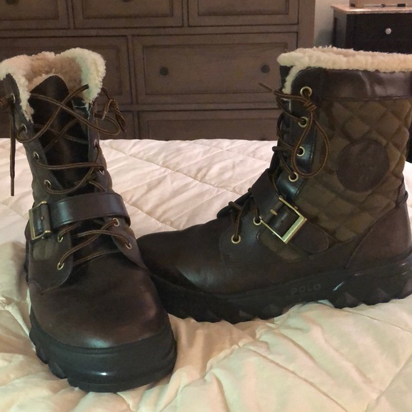 Mens Polo Brown Hayward Boots 